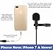 DaVoice Mini Microphone for iPhone Cell Phone Mic Tiny Microphone for iPhone 7 7 Plus 8 8 Plus X iPad Lavalier Lapel Cellphone Microfono for Video Vlog YouTube Smartphone Samsung Android Microphones