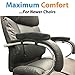 Memory Foam Soft Chair Arm Pad. Velcro to Existing Armrest. Upgrade and Protect your Chair, and Cushion Chair Armrests. Complete Set of 2. Simple Installation.