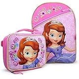 Disney Sofia Backpack with Attached Lunch Bag Set
