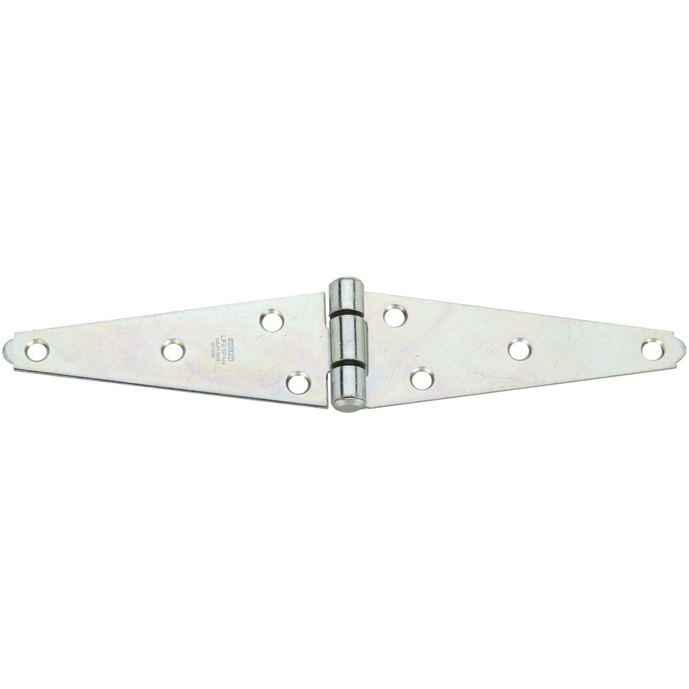 National Hardware N128-017 Heavy Strap Hinges, Zinc Plated, Pack of 1