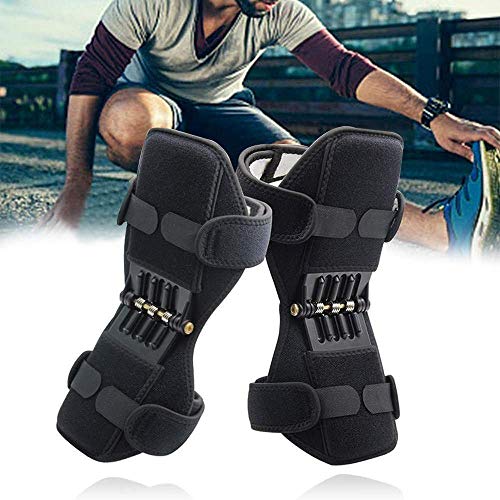 GYQ Power Lift Joint Support Non-Slip Knee Pads - Powerful Rebound Spring Force Powerlift - Knee Brace Patella Support Knee Protection Booster Joint Pain Relief Meniscus Tear
