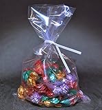 Royal Candy Dessert Pastry Party Bags Bread Loaf Packing Bags Pack of 100 with 100 Free Ties!