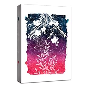 Canvas Wall Art for Living Room,Bedroom Home Artwork Paintings Abstract Flower Art Ready to Hang - 12x18 inches