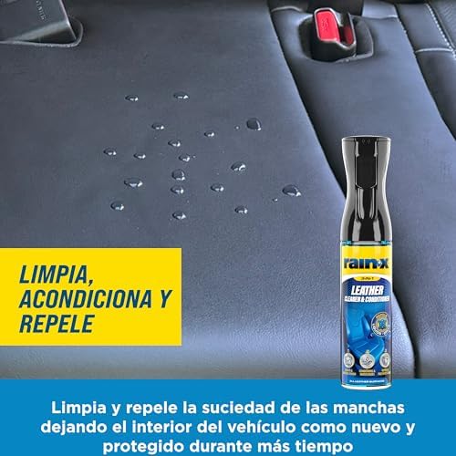 Limpia Tapicerías Cuero Coche - Limpia,Nutre y Repele Manchas -300ml