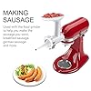 Food-Meat-Grinder-Attachments-for-KitchenAid-Stand-Mixers-Durable-Meat-Grinder-Sausage-Stuffer-Attachment-Compatible-with-All-KitchenAid-Stand-Mixers-Includes-2-Sausage-Stuffer-Tubes-White Food Meat Grinder Attachments for KitchenAid Stand Mixers, Durable Meat Grinder, Sausage Stuffer Attachment Compatible…