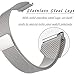 CAGOS Compatible Galaxy Watch (42mm)/Galaxy Watch Active Bands Sets, 20mm 2 Pack Stainless Steel Milanese Loop Mesh Bracelet Strap Replacement for Galaxy Watch 42mm/ Ticwatch E Smartwatch -Small