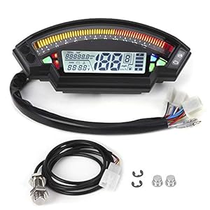 Motorfiets Dashboard, Digitale Motorfiets Meters, Multifunctionele Meter Motorfiets, Kilometerteller, Snelheidsmeter…