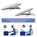 Invisible Laptop Stand Portable-RUCACIO Adhesive Laptop Stand Lightweight Kickstand Foldable Seamless Appendage of Computer Dual-Angle Adjustment Anti-Slide Fits Mac Book,Laptops,iPad, Tablet (Gray)