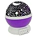 ZHOPPY Night Light for Kids, Star and Moon Starlight Projector Bedside Lamp for Baby Room and Kids Bedroom Decor - Birthday Gifts for Kids, Purple