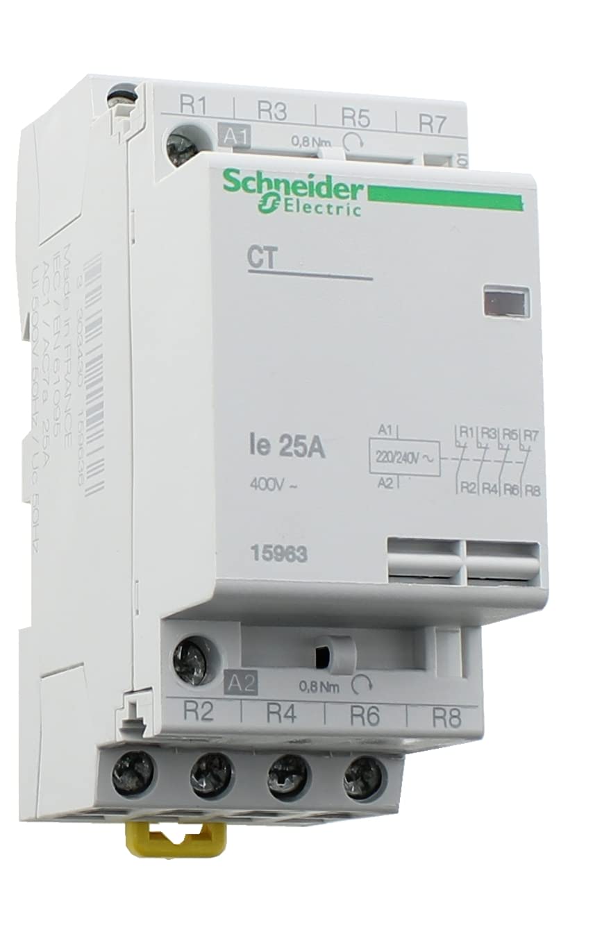 Schneider Elec PBT – Dit 49 25 – Counter Legrand Lexic Module 25 A 4 NC 230/240vca