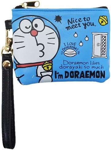 Amazon ドラえもん 定期入れ 小銭入れ付きパスケース I M Doraemon サンリオ ブルー シューズ バッグ