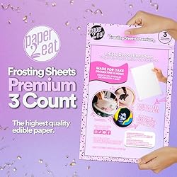 paper2eat Frosting Sheets Premium 8.5“ x