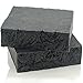 The Yellow Bird Natural Charcoal Soap Bar for Face, Body, Acne, Oily, and Sensitive Skin. (2 Bars)