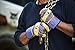 Wells Lamont Heavy Duty Work Gloves with Leather Palm, Medium (Wells Lamont 3300M), Blue/Tan