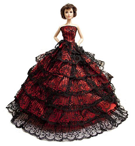 barbie red gown