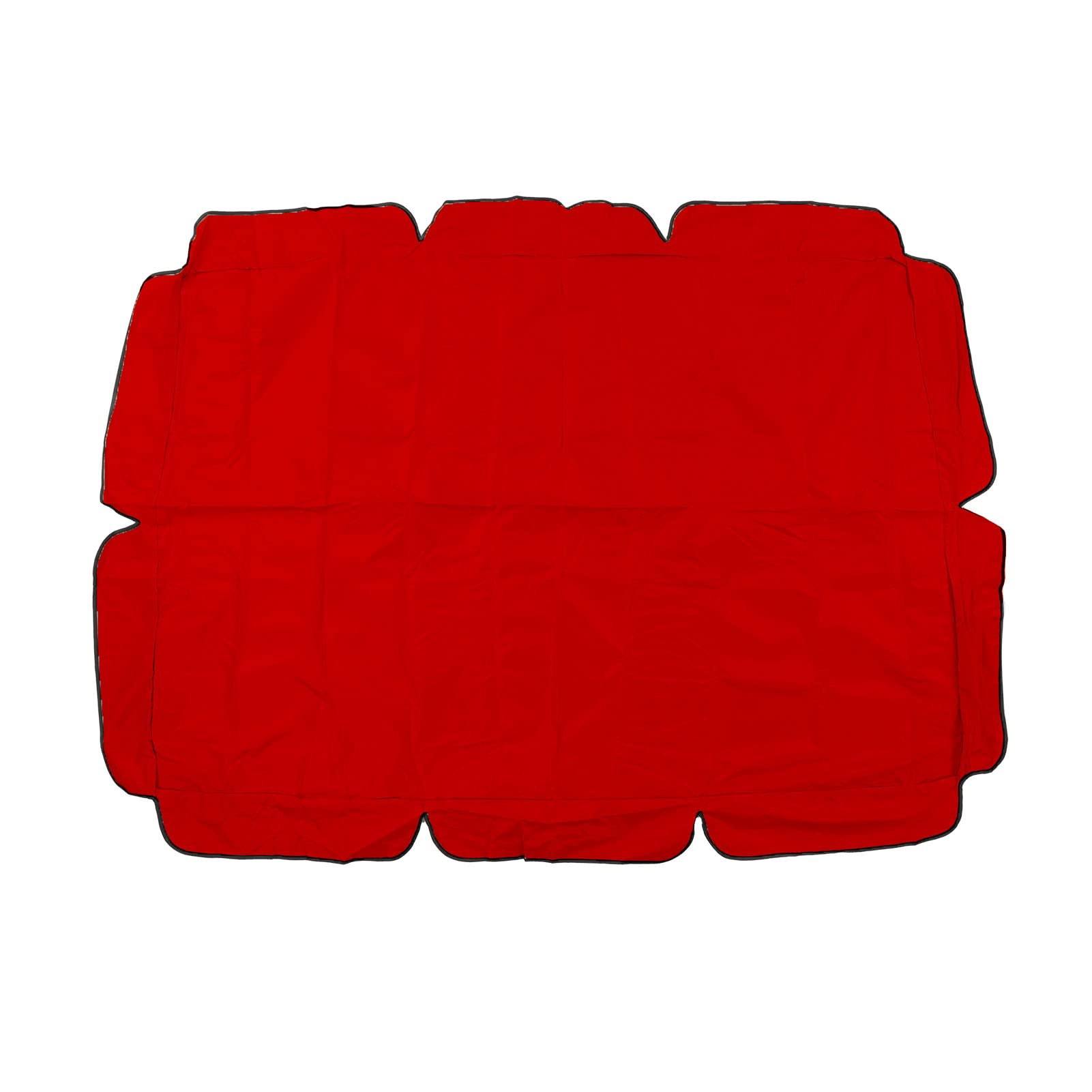 TITA-DONG Outdoor Swing Canopy Replacement Cover, 420D Silver Coated Oxford Fabric Replacement Canopy Top Cover, Waterproof Replacement Canopy for Patio Yard Seat(Red)