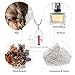 Yinplsmemory Carved Teardrop Keepsake Ashes Necklace Urn Pendant Cremation Memorial Jewelry Silver