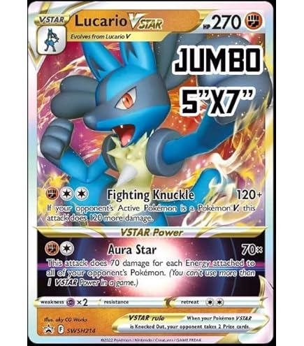 Amazon.com: Zeraora V - VSTAR - **Oversize** - Pokémon Jumbo Card