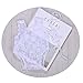 Newborn Infant Baby Photography Props Girls Lace Bow Vest Bodysuits Romper Photo Shoot Princess Clothes (White)