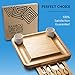 Bamboo Cheese Board - Wooden Charcuterie Serving Platter with Cutlery Server Knife Set Ceramic Bowls and Slate Chalk Labels & Markers - Perfect Gift Idea