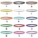 Whaline 15pcs Double Side Soft Plush Puppy ID Collars with Bells for Dog and Cat