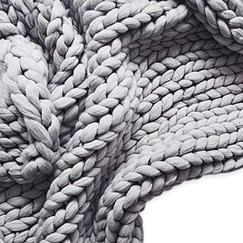 50x70in Super Chunky Knit Blanket 100% Pure Merino Wool Blanket Handmade Throw Extreme Knitting Blanket Chunky Blanket Super Bulky Throw Chunky Yarn