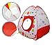 Truedays 3 in 1 Portable Pop up Playhouse Kids Play Tent with Tunnel Ball Pit Indoor and Outdoor Toy