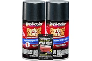 Dupli-Color Magnetic Gray Exact-Match Automotive Paint For Toyota Vehicles - 8 oz, Bundles Prep Wipe (3 Items)