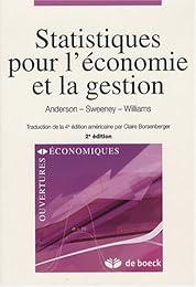 Statistiques pour l'économie et la gestion