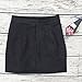 Meyeeka Women Vintage High Waist Faux Suede Bodycon Pencil Casual Mini Skirt XL Black