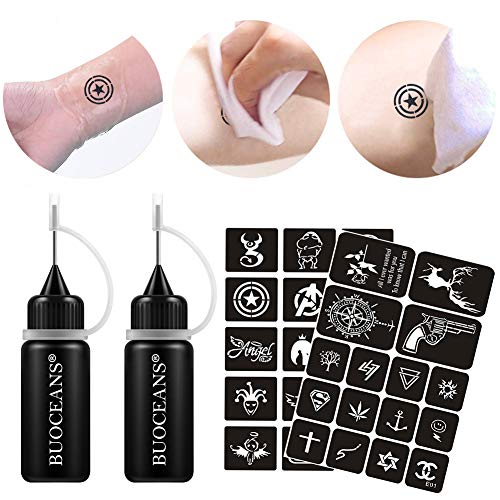 Jagua Temporary Tattoo, Tattoo Ink kit, Semi Permanent Tattoo Freehand