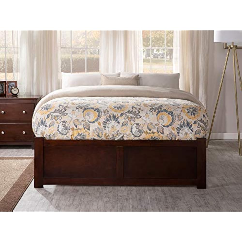 Full Size Platform Bed Frame With Twin Size Trundle Bed ...