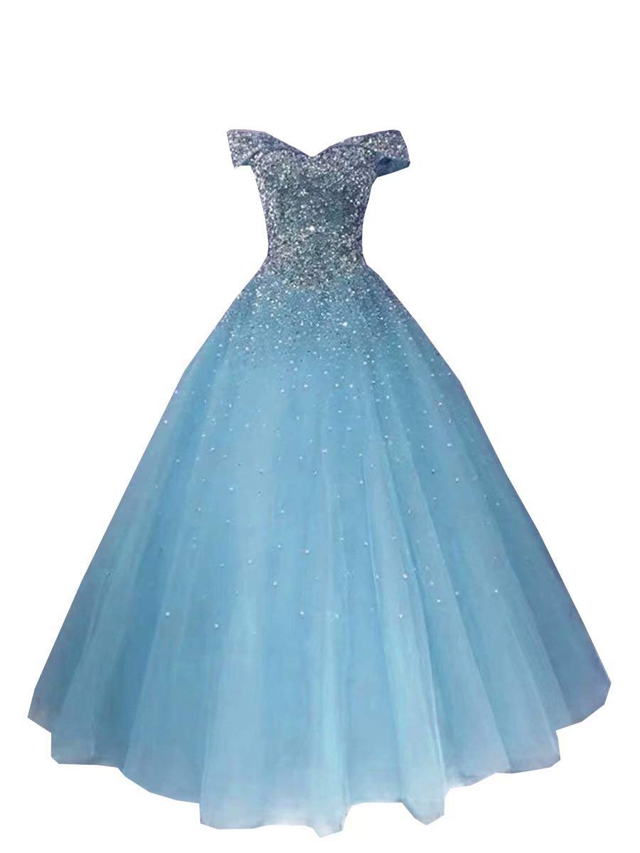 Gold Embroideried Prom Dress Ball Gown Satin Floor Length Corset
