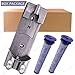ilovelife Replacement Docking Station Part Kit - 1 Wall Mount Bracket 2 Pre Filters Parts Compatible with Dyson V6 DC35 DC58 DC59 Series Handheld - Vacuum Cleaner Accessories