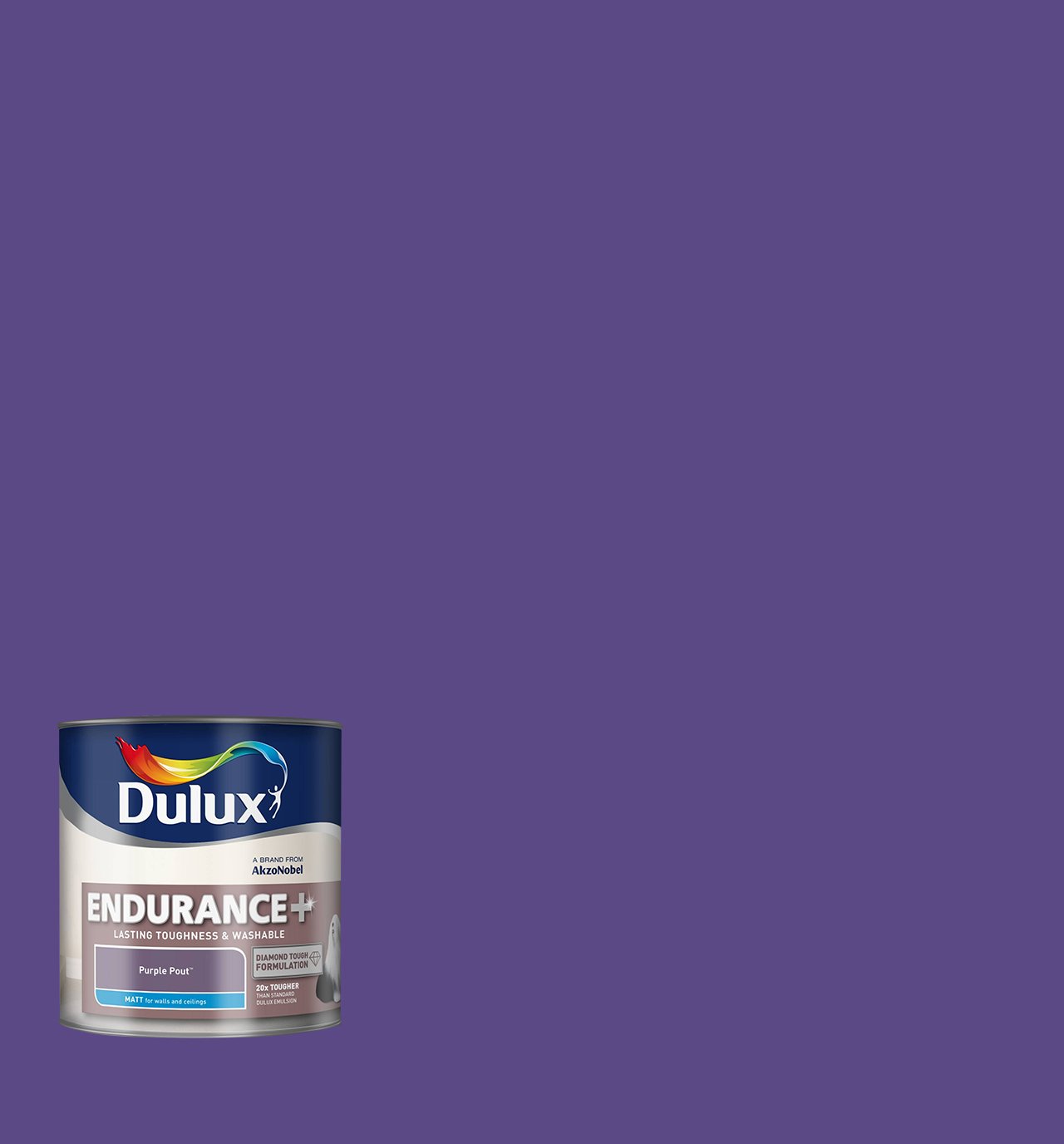 Dulux Endurance Matt Paint for Walls, 2.5 L Purple Pout Amazon.co.uk