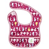 Bumkins Disney Baby Waterproof Starter Bib, Princess Silhouette (4-9 Months)