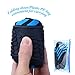 Unisex Barefoot Water Skin Shoes for Beach Swim Surf Yoga Exercise,Blue, Large