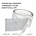 LEKNES Screen Repair Kit,Door Window Screen Repair Tape Fiberglass Covering Mesh, 3-Layer Strong Adhesive & Waterproof Repair Holes Tears - Black (2