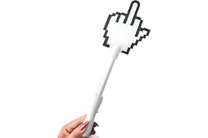 Funny Middle Finger Card Holder Tap-to-Pay Magic Wand for Credit Card & Debit Cards, 3D Printed Retro Pixel Cursor Design Mag