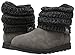 MUK LUKS womens Women's Patti Ankle Bootie, Grey, 7 US