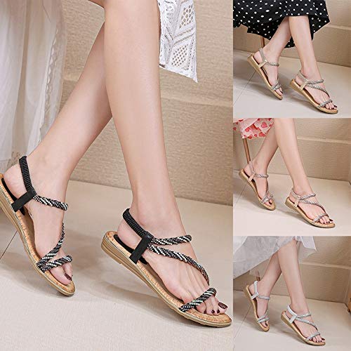 Thong-Sandals-for-Women-Ankle-Strap-Elastic-Strappy-Flat-Beach-Sandals-with-Sparkling-Summer-Thong-Sandals-Flip-Flop