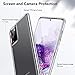 ESR Glass Case Compatible with Samsung Galaxy S20 – Mimic Series 9H Tempered Glass Back Cover with TPU Frame [Scratch-Resistant] [Soft Bumper] Protective Case for Galaxy S20 - Clea Clear
