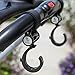 Stroller Hooks - (2 Pack) Multi Purpose Clips - Fit Any Stroller - 100% Satisfaction Or Money Back - Hangers for Baby Diaper Bags, Groceries, Purse - Great Accessory when Jogging, Walking Or Shopping