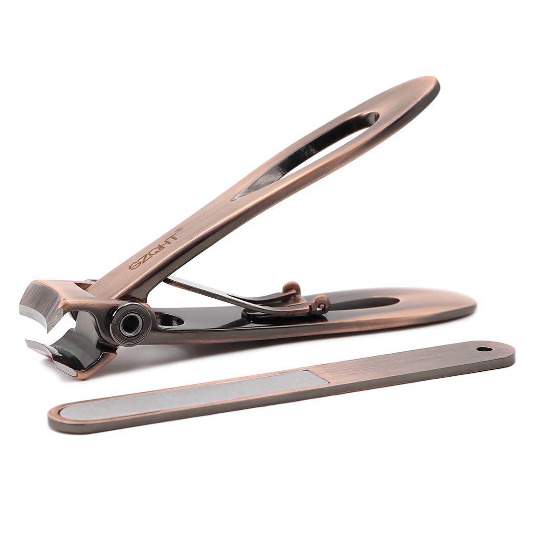 SZQHT 15mm Wide Jaw Opening Nail Clippers for Thick Nails, Finger Nail Clippers for Ingrown Toenail Clippers for Men, Tough Nails, Seniors, Adults.Deluxe Sturdy Stainless Steel Big(Silver) : Beauty