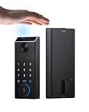 eufy FamiLock S3 Smart Lock With Palm Vein Recognition - Keyless Entry Door Lock for Front Door, 3-in-1 Wi-Fi Keypad Deadbolt+ 2K HDR Camera+ Doorbell, ANSI/BHMA Grade 1, Motion Sensor, No Monthly Fee