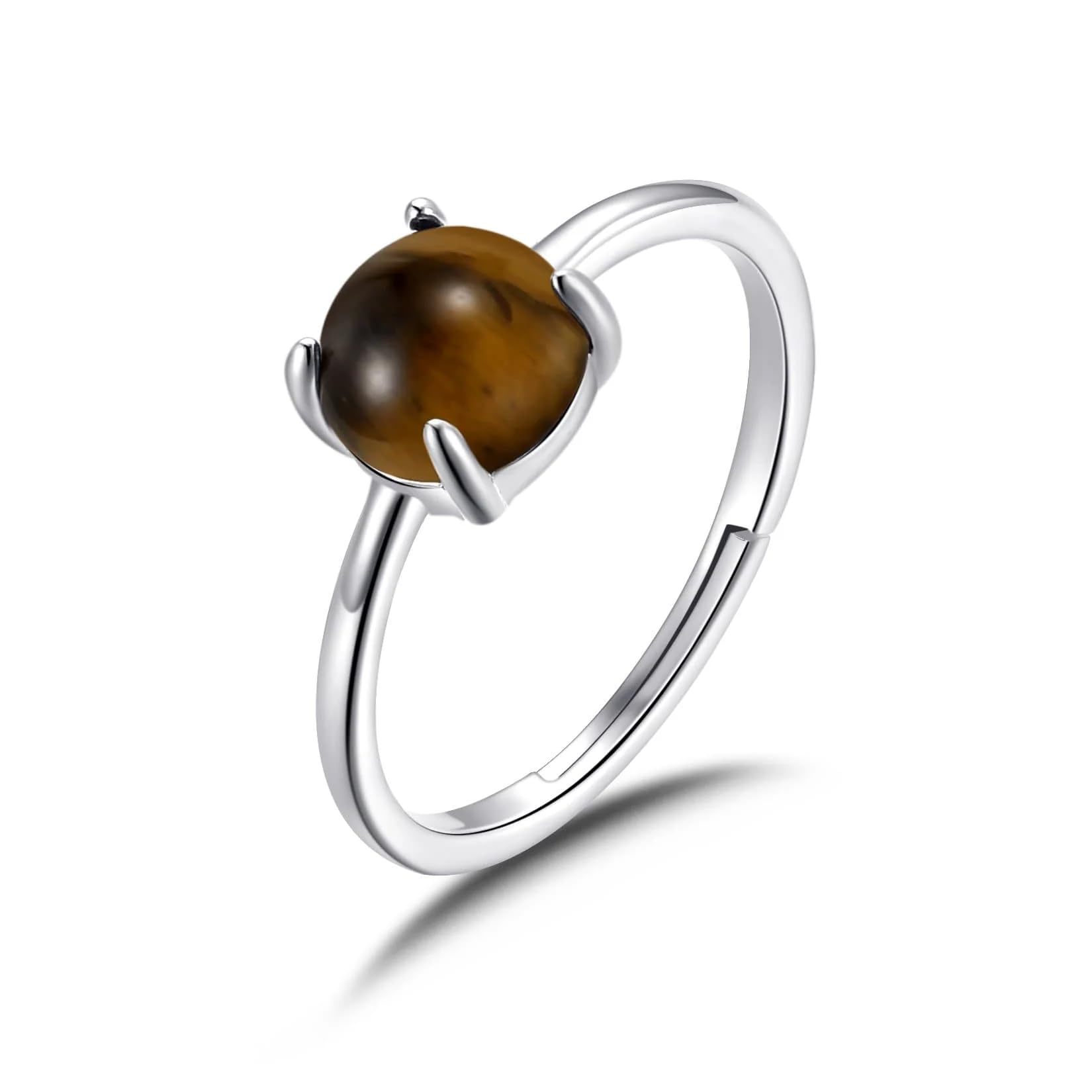 Philip Jones Tigers Eye Adjustable Ring