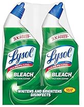 Lysol Complete Clean Toilet Bowl Cleaner with Bleach Value Pack, 2 Count