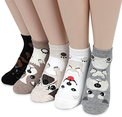 Best Fashion Socks Collection with INTYPE Pouch (US 6-8.5) Japanese Cat Snack (Lowcut(wh) 5pairs)