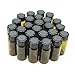 JIUWU 0.3oz 10ml Amber Small Glass Vials, Liquid Sampling Glass Bottles Clear Vials Screwcap Lab Container, Pack of 50