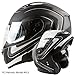 Clear Anti-Scratch (Regular Clear) Replacement Motorcycle Helmet Visor Face Shield for IV2 Helmets Model #953
